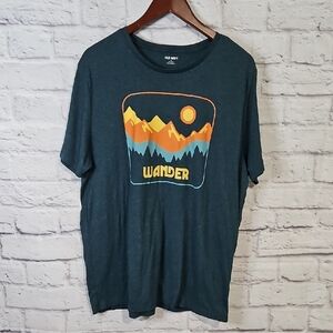 Old Navy Men's Wander Graphic Tee - Teal